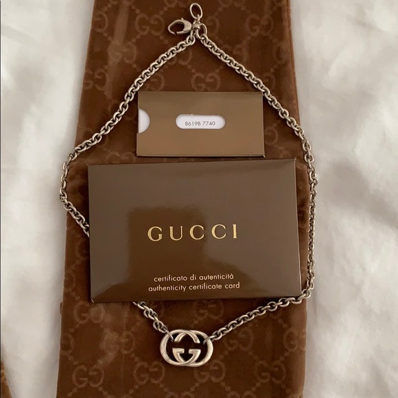 COPY - Gucci sterling silver earrings and necklace - Picture 4 of 4